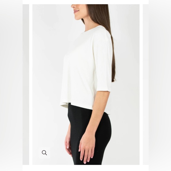 REMI TEE RIBBED (OFF WHITE) - Picture 2 of 6